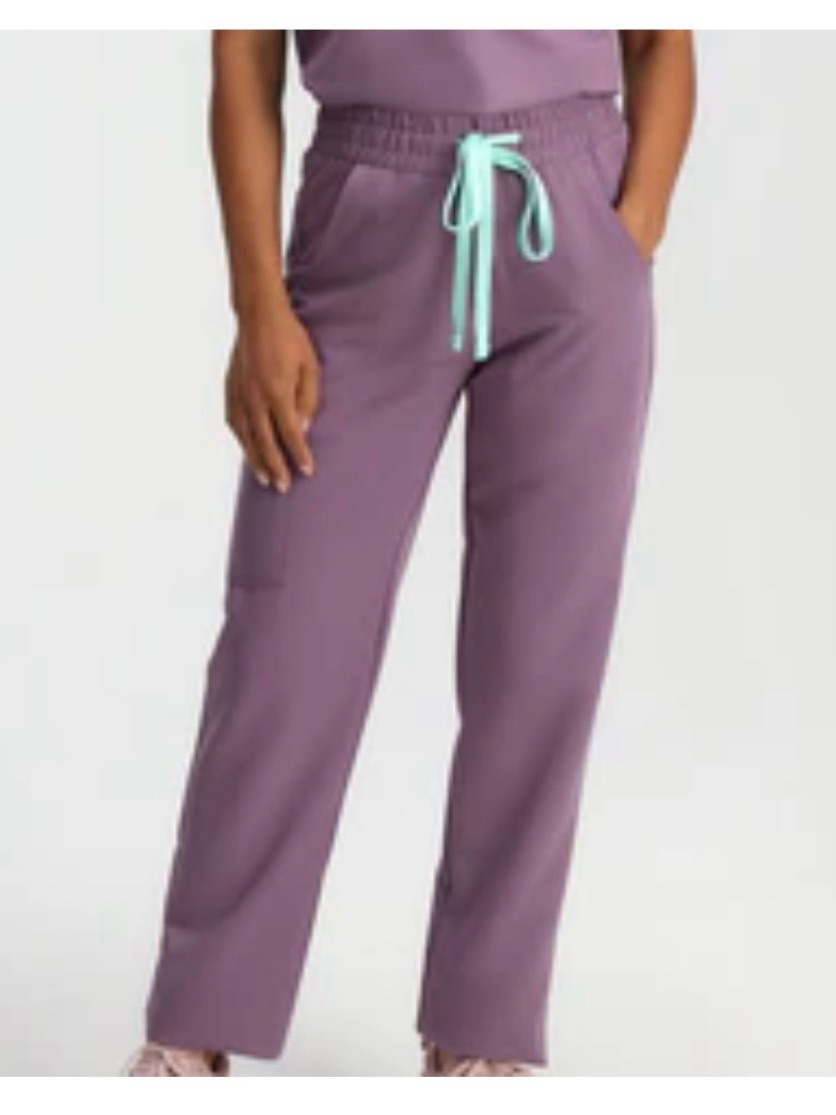 Garde-Malade Straight Cut Scrub Pants Mauve Size S